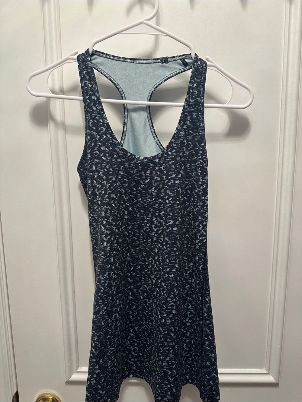 Women’s Lululemon Racerback Muscle Tee - Navy Pattern